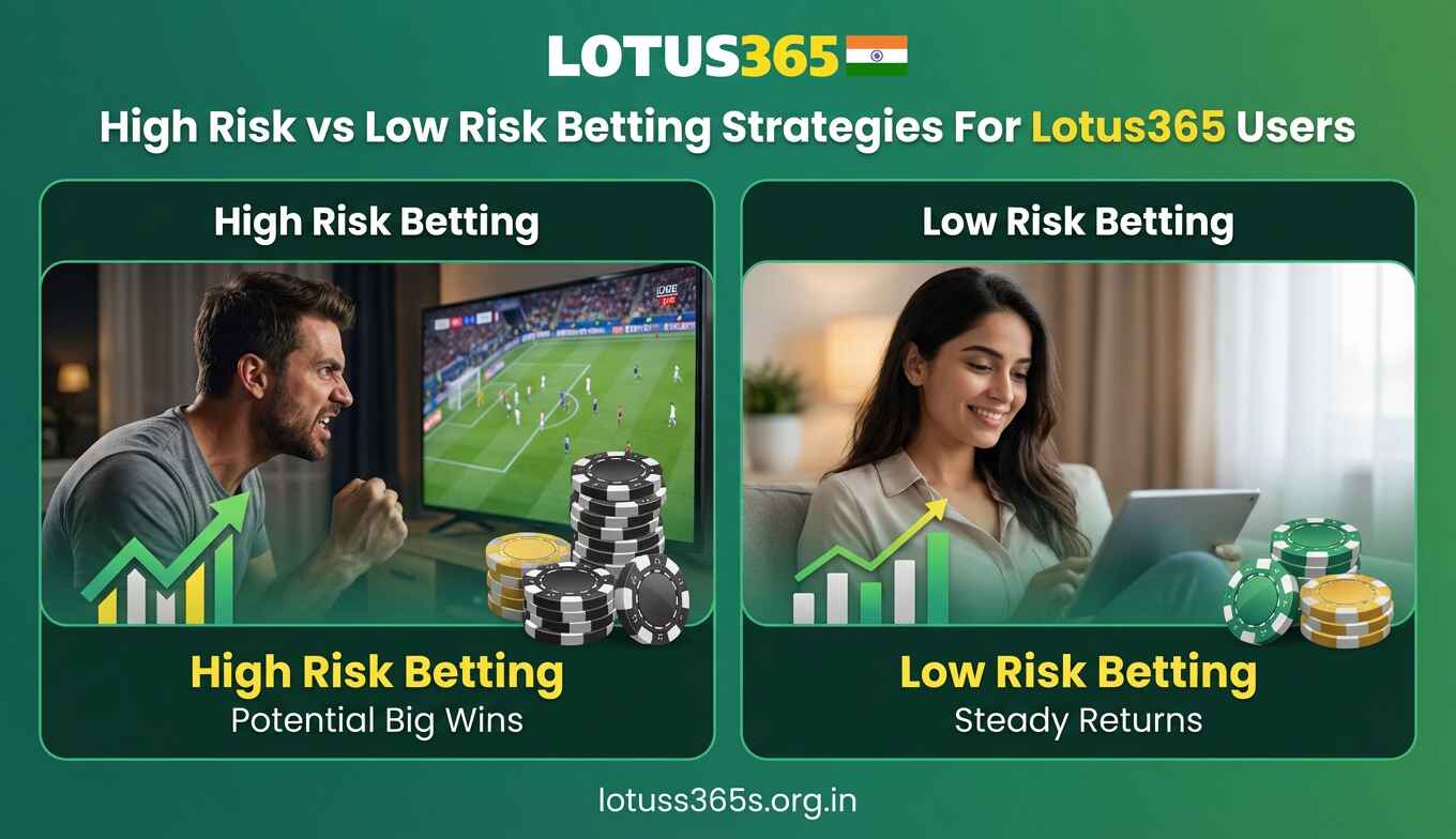 You are currently viewing High-Risk vs Low-Risk Betting Strategies for Lotus365 Users