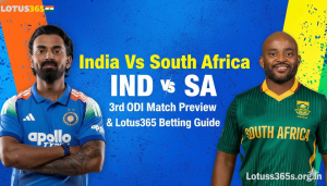 Read more about the article India vs South Africa 3rd ODI Match Preview & Lotus365 Betting Guide