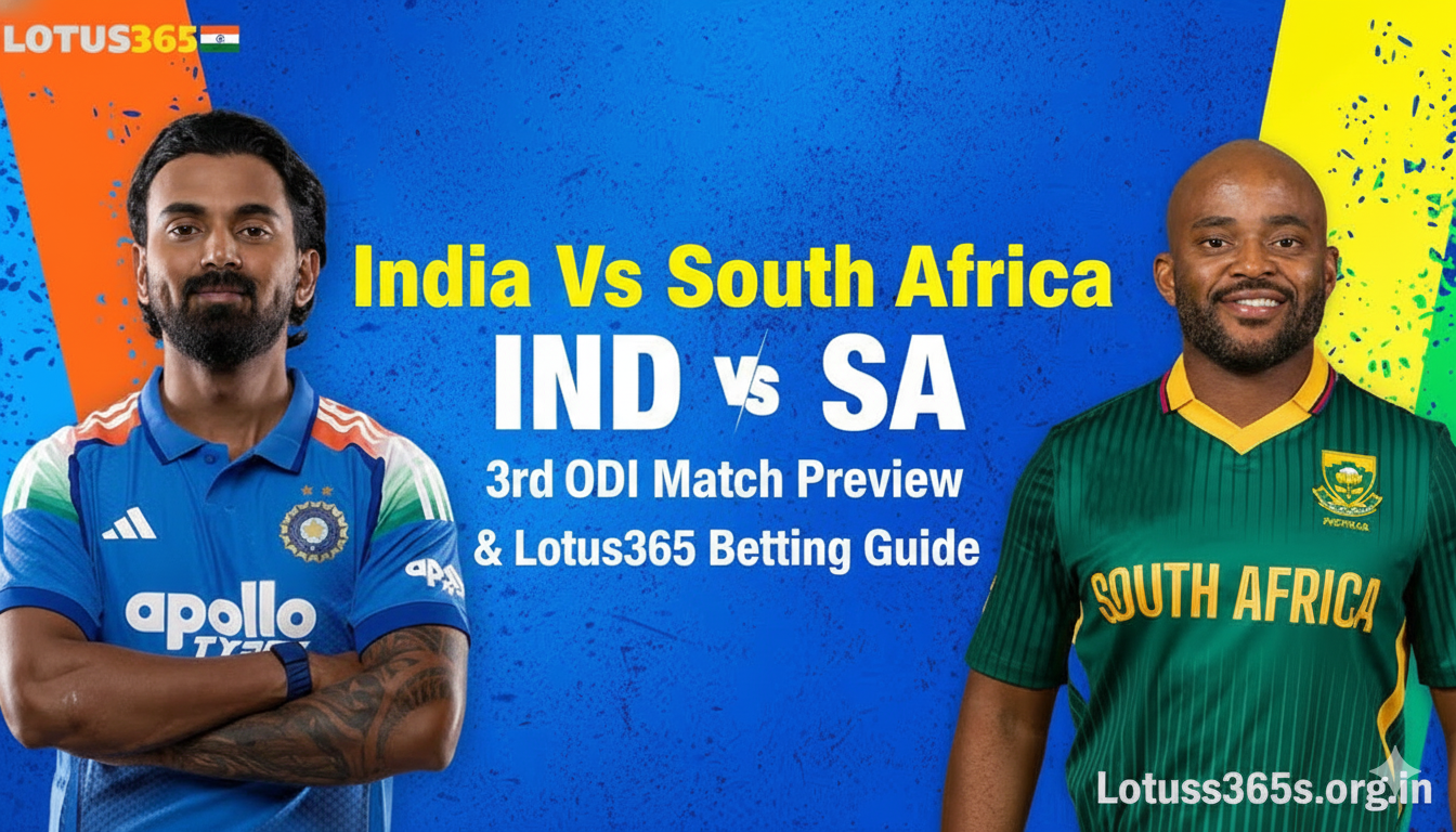 You are currently viewing India vs South Africa 3rd ODI Match Preview & Lotus365 Betting Guide